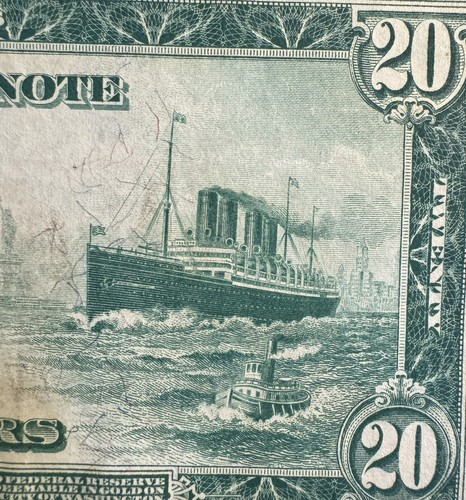 1914 $20 FEDERAL RESERVE NOTE RICHMOND FR#983A RADAR S/N High Grade Fancy SN Unc - Picture 7 of 16
