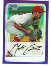 2011 Bowman Chrome Matt Carpenter 1st Bowman Rookie Card Purple Refractor /700!!