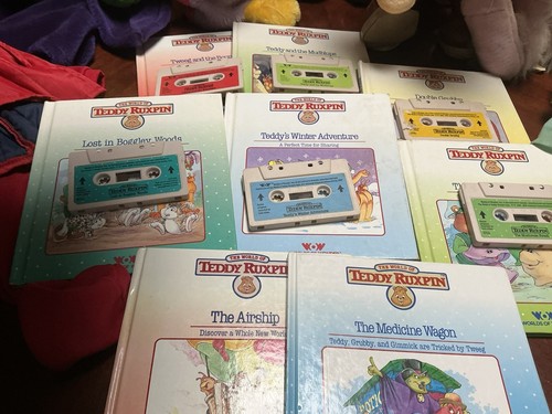 Teddy Ruxpin & Grubby , Other, Wooly, Tweeg, And Books, Tapes, Outfits, And Cord - Picture 11 of 13