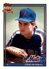1991 Topps #457 Todd Hundley