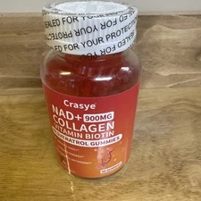 Crayse NAD+ Collagen Gummies – Glow Skin, Hair Health & Digestive Support