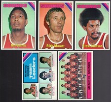 1975 Topps ABA Team SET Lot of 10 Memphis SOUNDS NM- DANIELS CARTER MOUNT Stew