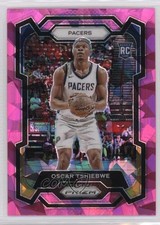 2023-24 Panini Prizm Pink Ice Prizm Oscar Tshiebwe #292 0v2h
