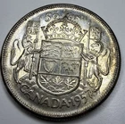 1957 Canadian Silver 50 Cents Half Dollar Coin N50