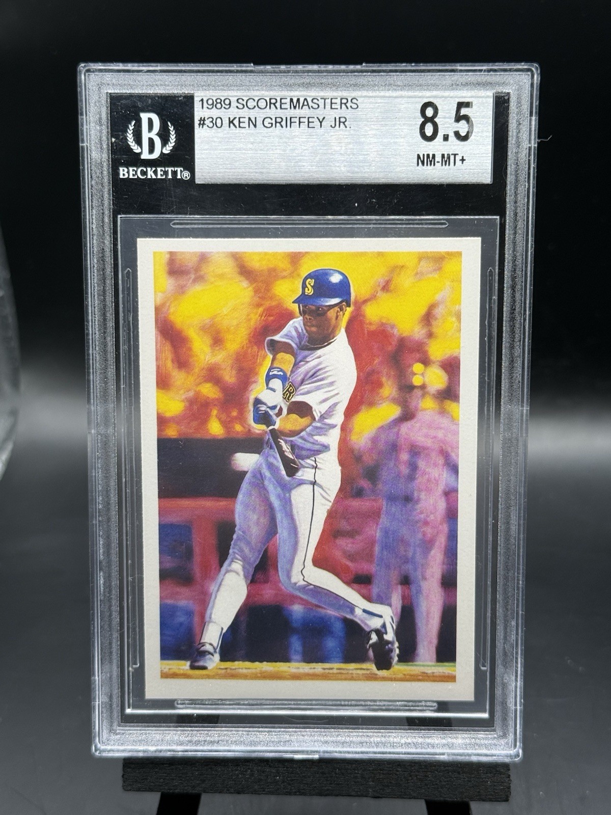 1989 Score Scoremasters Ken Griffey, Jr. Rookie RC #30 Mariners BGS 8.5