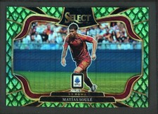 2025-26 MATIAS SOULE 04/18 PANINI SELECT SERIE A FIELD LEVEL JADE DRAGON SCALE