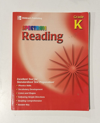 McGraw-Hill Spectrum Reading Grade K Workbook Phonics Vocabulary Answer Key