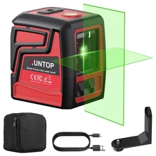 100ft Self Leveling Laser Level Green Cross Line Laser With Magnetic Mount Base