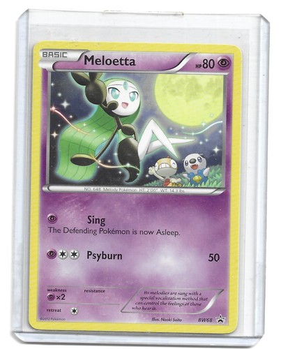 2011-13 Pokemon - Black & White Promos Meloetta #BW68 Regular
