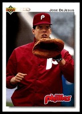 Jose DeJesus 1992 Upper Deck #631 Phillies MLB READ FREE SHIPPING AutographDen