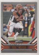2019 Panini Playbook Rookies Orange Rodney Anderson #172 3wl