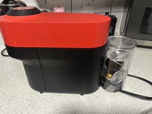 Nespresso Vertuo Pop Pod Kaffeemaschine Rot Siehe Fotos
