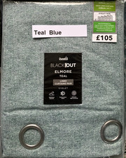 Dunelm Elmore Textured Blackout Eyelet Curtains - 4 colours, 6 sizes