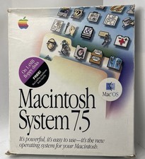 1994 Vintage Macintosh System 7.5 Apple Floppy Disk Set With Box M2920LL/A