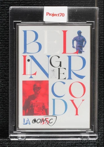 2021 Topps Project 70 Artist Proof Silver Frame /51 Cody Bellinger by Oldmanalan