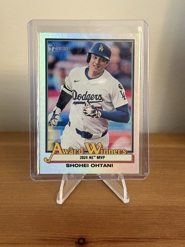 2025 Topps Heritage High Number - Award Winners Shohei Ohtani #AW-1 Holographic
