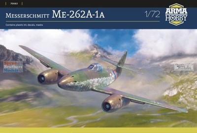 ARM70083 1:72 Arma Hobby Me262A-1a