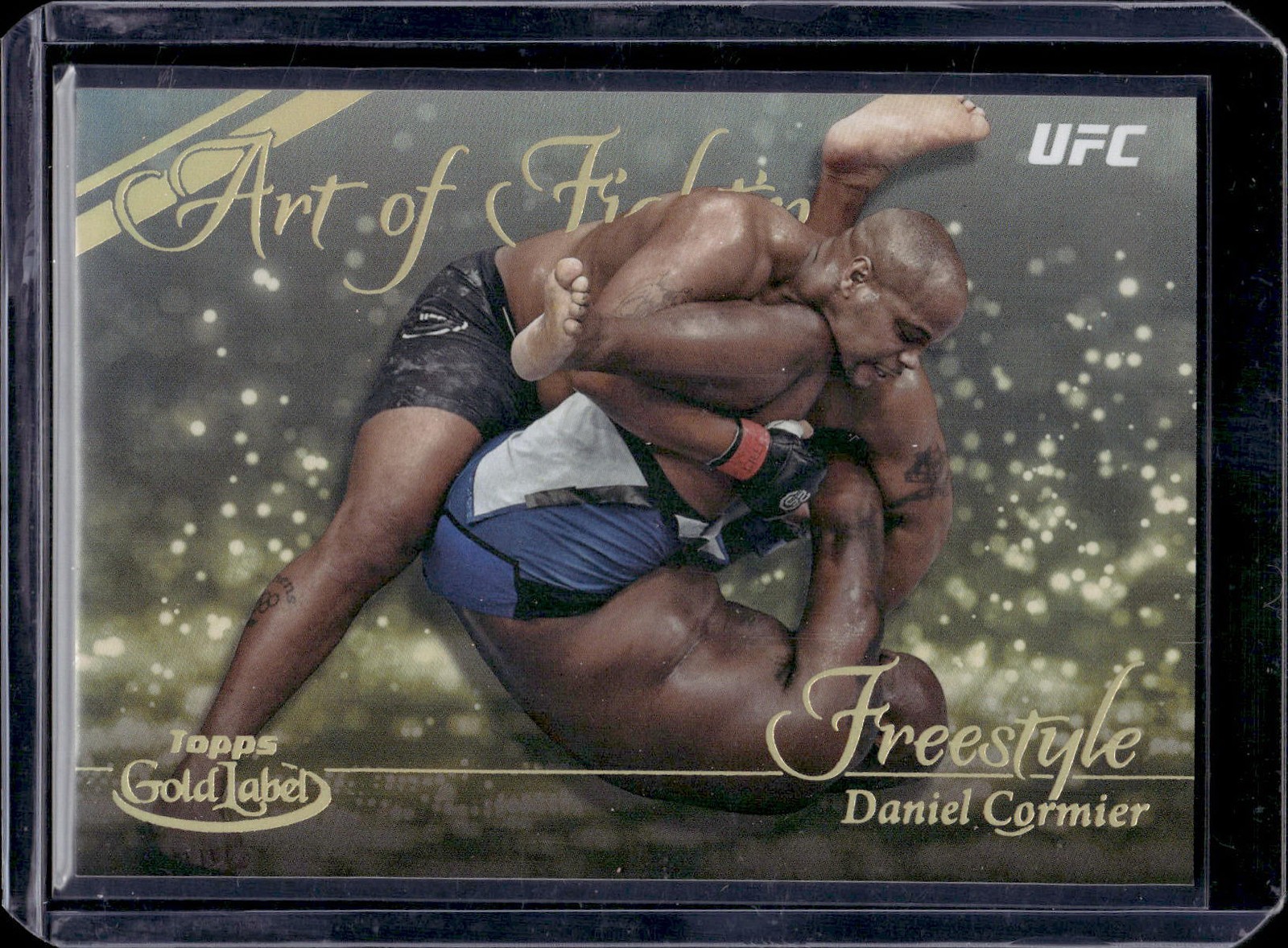 2024 Topps Gold Label UFC Daniel Cormier Art of Fighting Case Hit SSP AOF-25