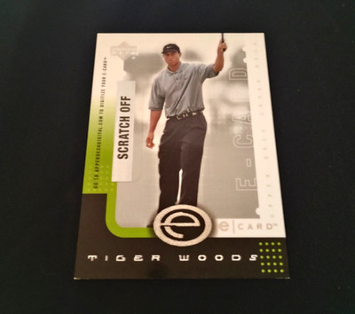 Tiger Woods 2001 Upper Deck E-Card RC #E-TW