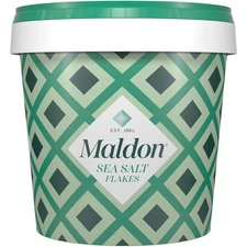 Maldon Salt, Sea Salt Flakes, 20 oz (570 g), Resealable Tub, Kosher,... 