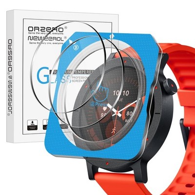 Orzero (3 Pack) Compatible for CMF Watch 3 Pro Tempered Glass Screen... 