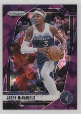 2024-25 Panini Prizm Purple Ice Prizm 73/149 Jaden McDaniels #175 7sd