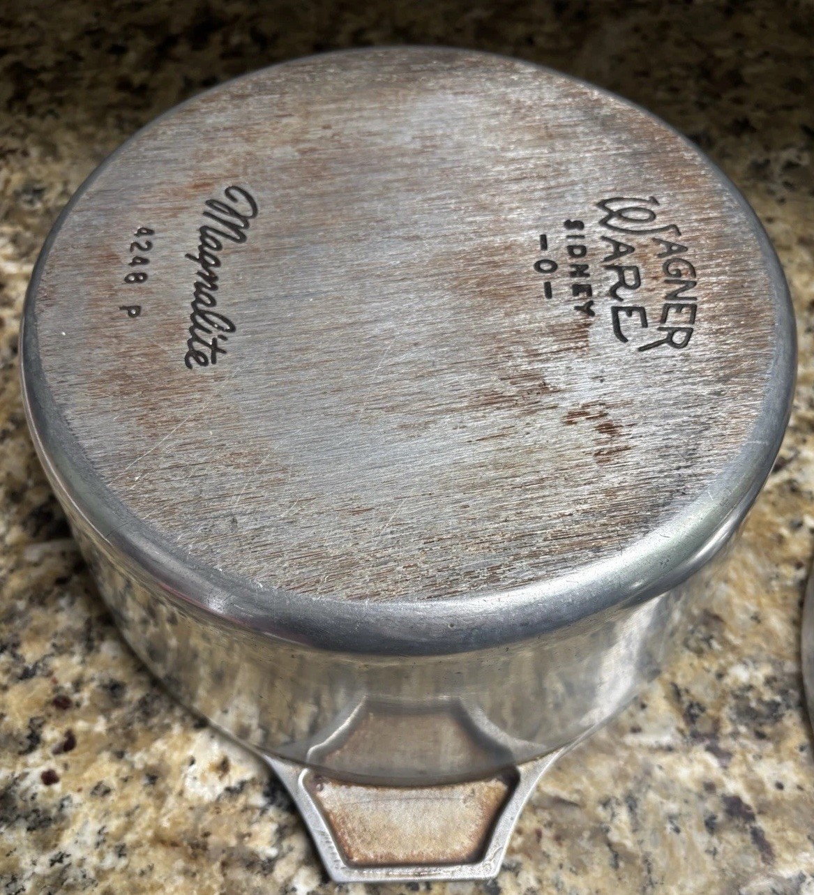 Wagner Ware Sidney O Magnalite 4248-P Dutch Oven Roaster 5 Qt Stockpot Round