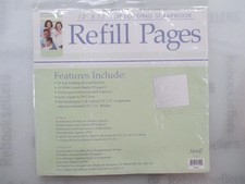 12"x12" Top Loading Scrapbook Pages, Markings By C.R. Gibson