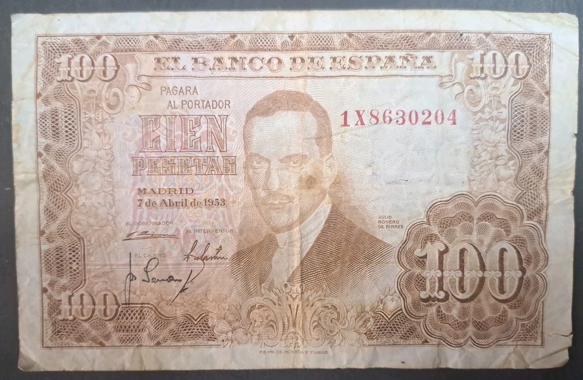 1953 Spanish Paper Money for sale | eBay