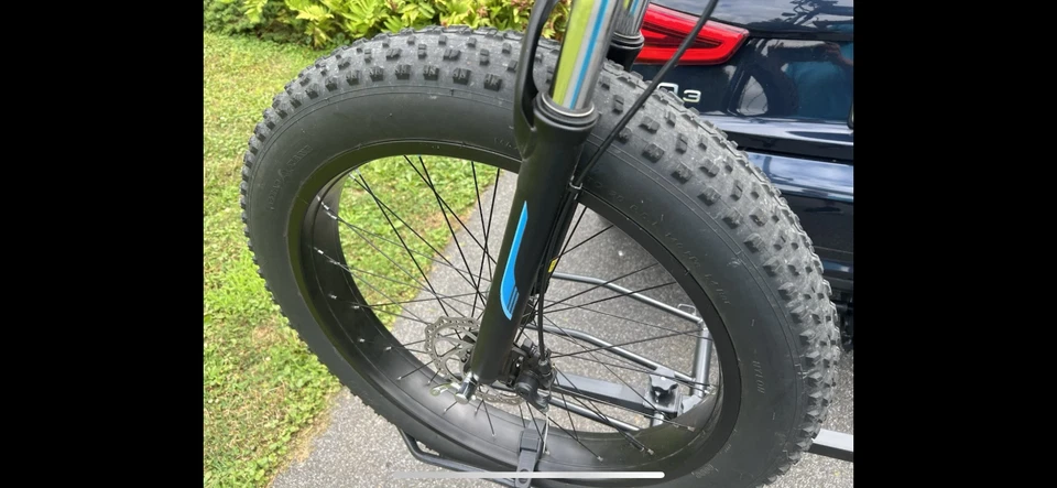 Bicicleta Plegable TotGuard E 500W 26 Pulgadas Neumáticos Grasos 21 Velocidades Foto 3 de 4