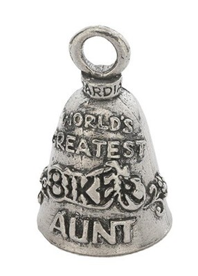 BIKER AUNT Guardian Bell & BLK HANGER HD Harley Motorcycle OG USA Biker Gear