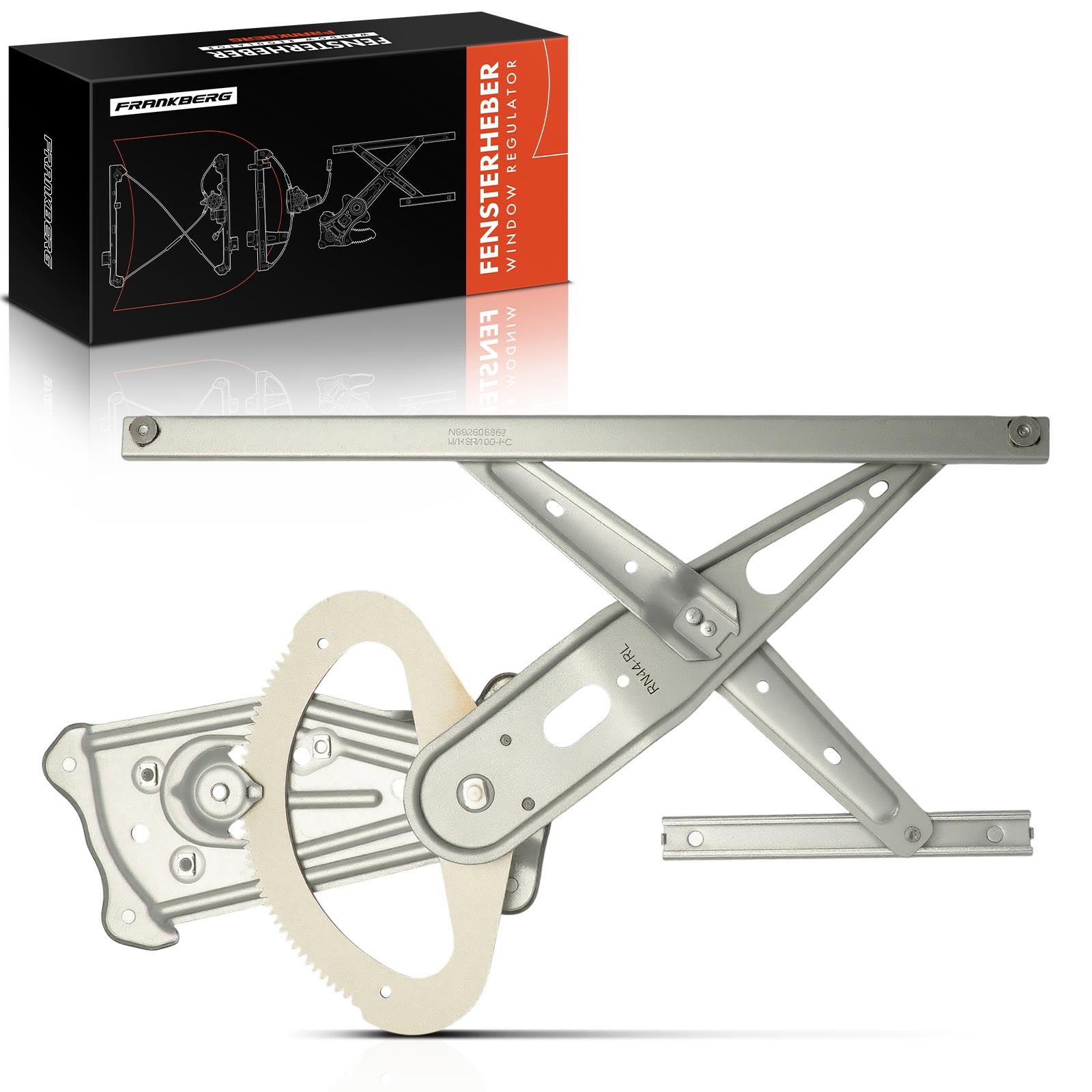 FRANKBERG Power Electric Window Regulator without Motor for Rear Left