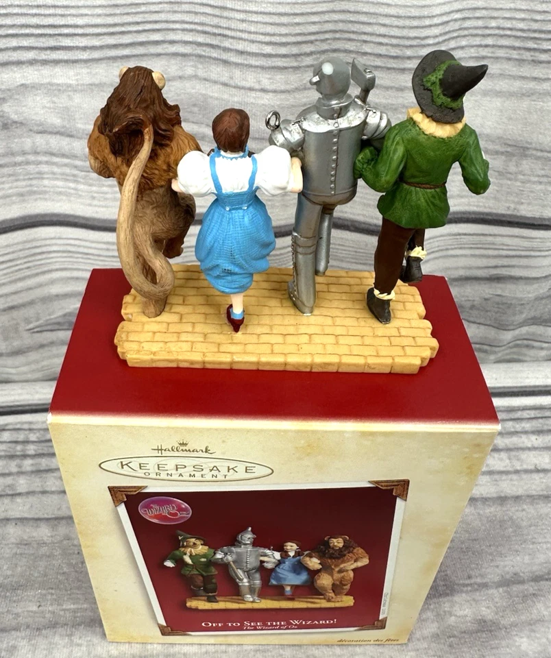 Hallmark Keepsake Ornament 2005 MAGO DE OZ APAGADO PARA VER AL MAGO Foto 4 de 4