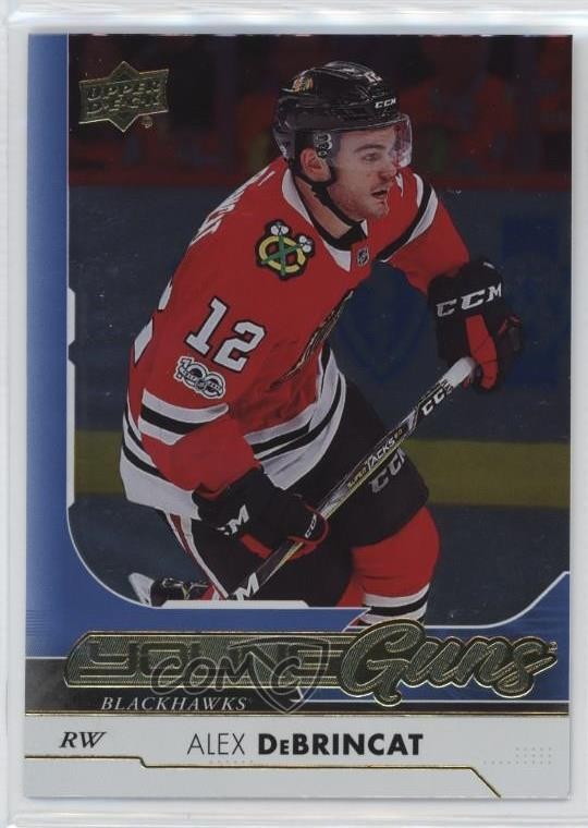 2017-18 Upper Deck Young Guns Silver Foil Alex DeBrincat #221 Rookie RC