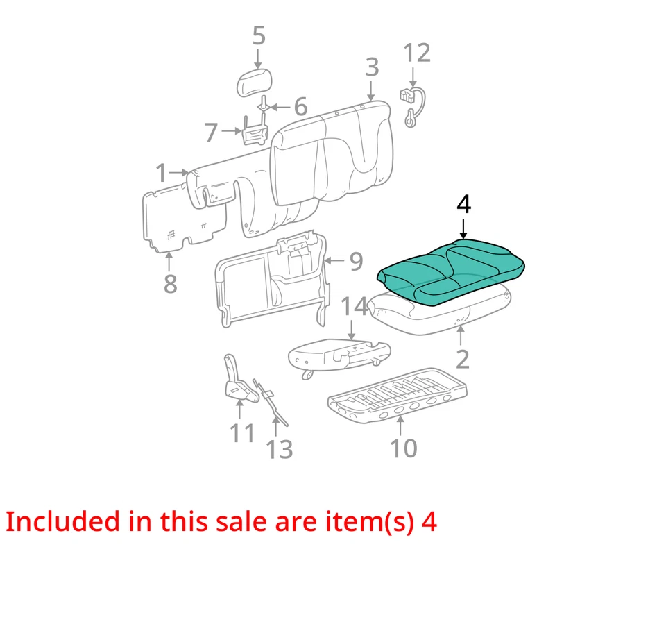 Cubierta para Chevrolet GMC Suburban 1500 Yukon XL 1500 2002 88937997 - NUEVO OEM Foto 2 de 3