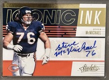 Steve McMichael 2018 Absolute Iconic Ink Auto Autograph Bears