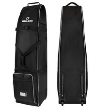 Premium Golf Travel Bag with Wheels - Heavy Duty 600D Polyester, Universal Fi...