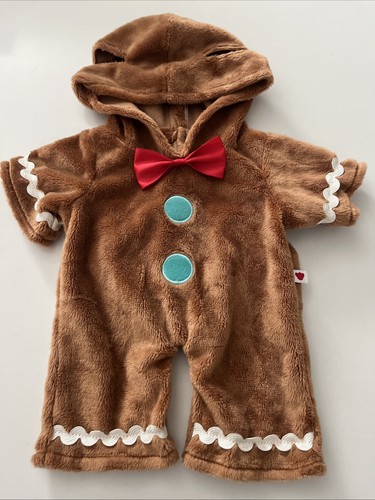 BUILD A BEAR WORKSHOP Plush Gingerbread Cookie Outfit Costume Christmas Holiday