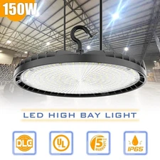 150 Watt UFO LED High Bay Light Warehouse Factory Industrial Lamp 22500LM 5000K
