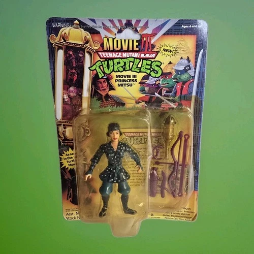Princess Mitsu Action Figure Teenage Mutant Ninja Turtles Vintage 1992 Sealed
