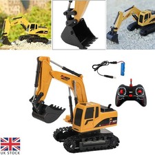 Remote Control Excavator RC Tractor Bulldozer Crawler Truck Toy Digger Car Kids