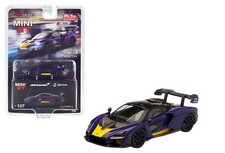 Mini GT MGT00127 McLaren Senna #127 Purple/Yellow 1/64 NEW