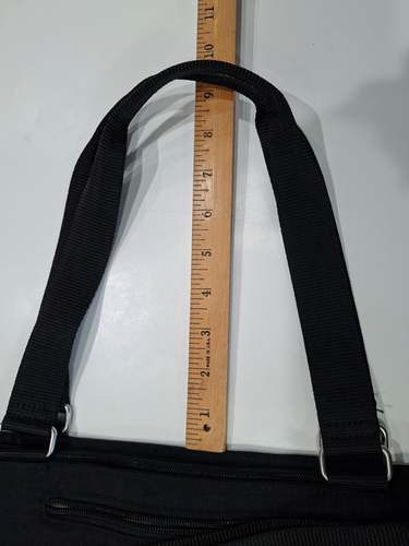 Baggallini Laptop Tote Bag Black Handles Crossbody Strap Pockets - Picture 15 of 16