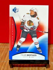 Tyler Bertuzzi Chicago Blackhawks 2025-26 SP Hockey Blue Parallel #12