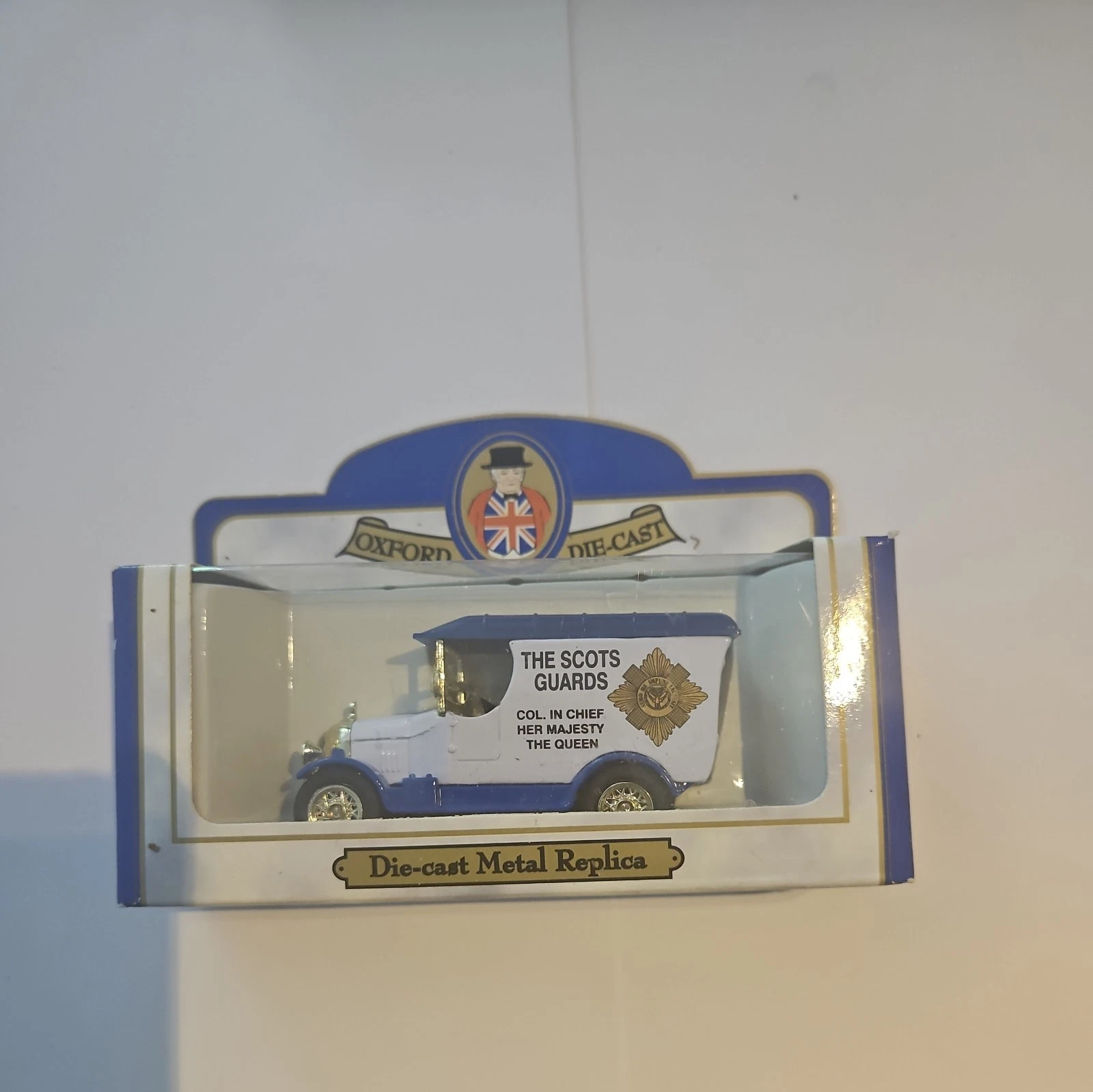 VANS Modello Oxford in metallo pressofuso GR004 Bull Nose Morris Van guardie scozzesi