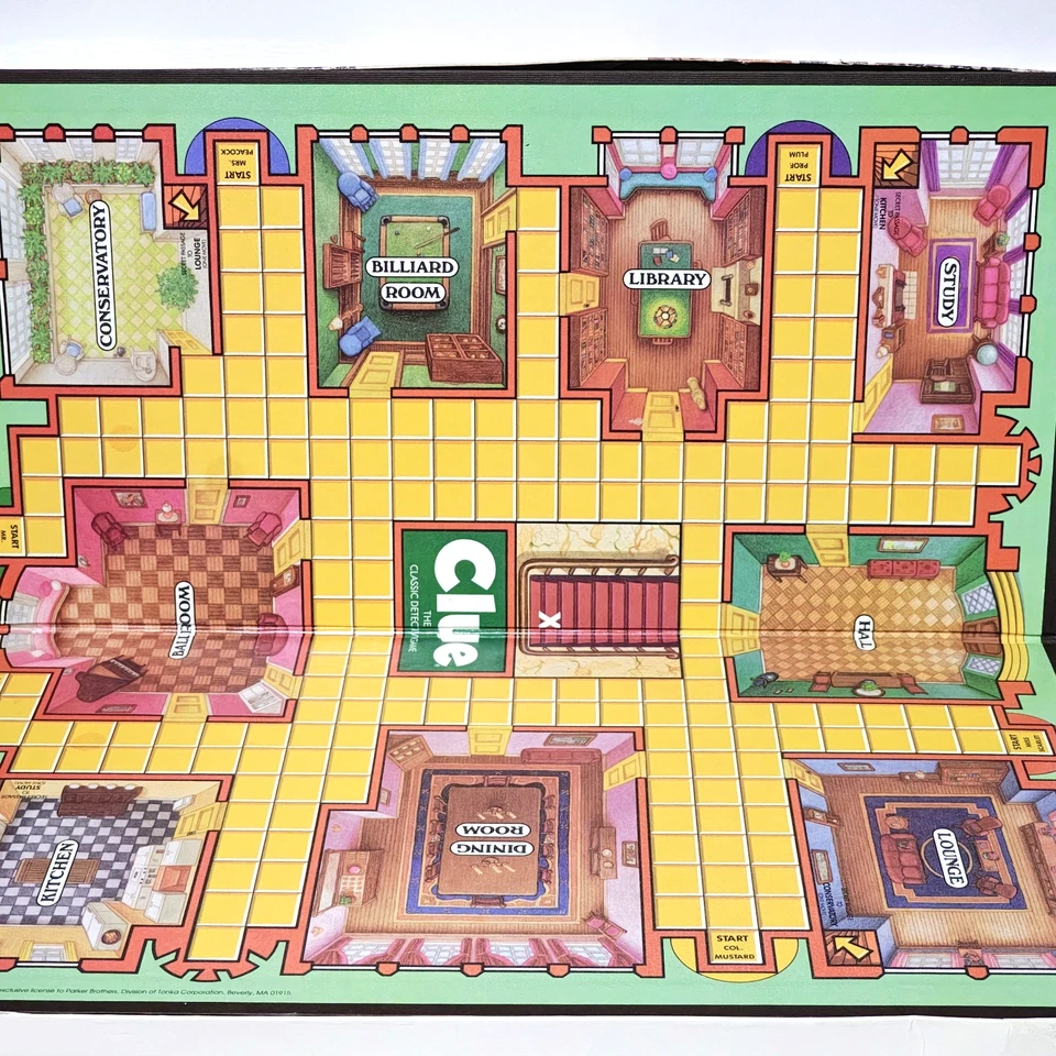 Clue - Juego de mesa detective - Parker Brothers - Completo - De colección 1992 Foto 4 de 4