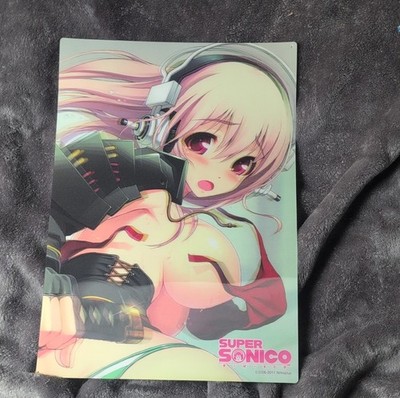 Nitroplus Super Sonico Animation Merchandise 3D poster Japanese 2011