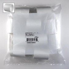 Charlotte Pipe PVC02100C0600 Schedule 40 PVC Coupling 1/2 Slip Dia. in.