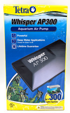  Opened Box Tetra-Whisper Aquarium Air Pump-AP300 - 300 Gal. - 8ft Deep Water