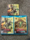 Nintendo Zelda Wind Waker HD & Twilight Princess HD Wii U w/ Sound CD